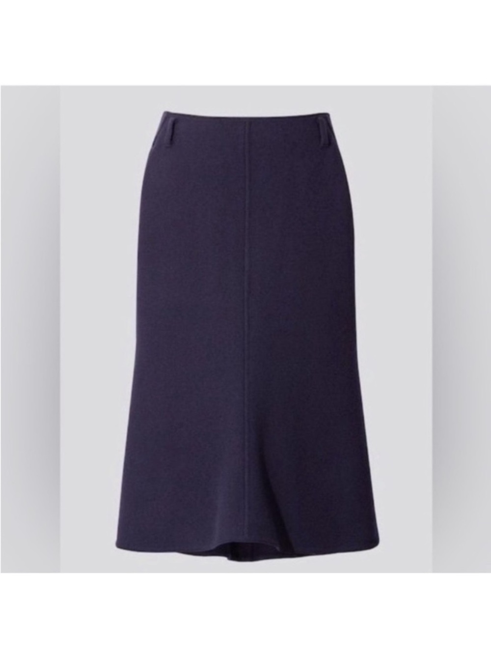 Uniqlo x Jil Sander Wool Skirt Navy Blue Size 6 Unlined